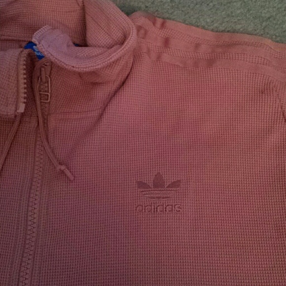 Adidas Tubular Raw Pink Track Top Jacket - Picture 6 of 8